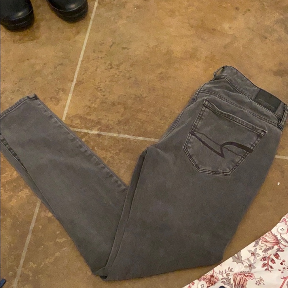 Gray denim